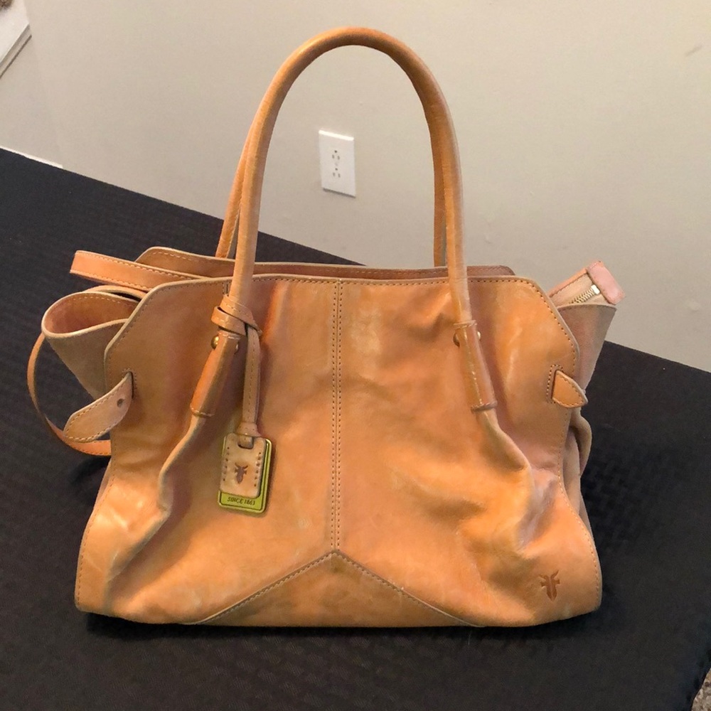 Frye Satchel in Peach